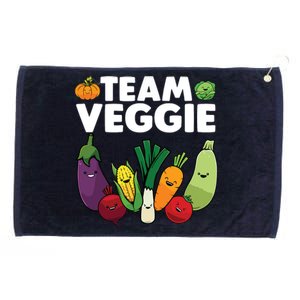 Funny Veggie Art For Men Women Kids Vegan Plant Vegetarian Grommeted Golf Towel