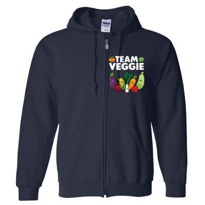 Funny Veggie Art For Men Women Kids Vegan Plant Vegetarian Full Zip Hoodie