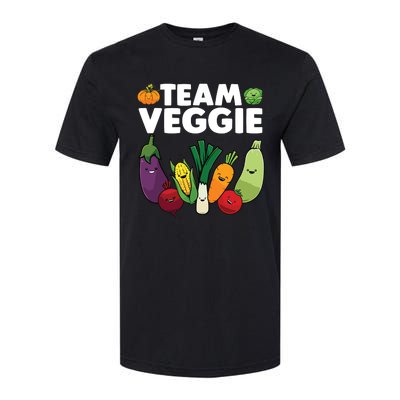 Funny Veggie Art For Men Women Kids Vegan Plant Vegetarian Softstyle CVC T-Shirt