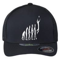 Funny Volleyball Art For Ball Sports Volleyball Flexfit Unipanel Trucker Cap