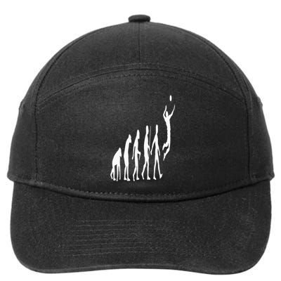 Funny Volleyball Art For Ball Sports Volleyball 7-Panel Snapback Hat