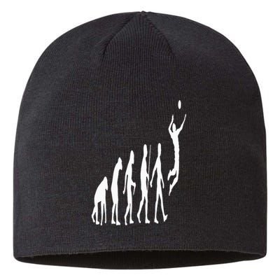 Funny Volleyball Art For Ball Sports Volleyball Sustainable Beanie