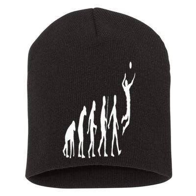 Funny Volleyball Art For Ball Sports Volleyball Short Acrylic Beanie