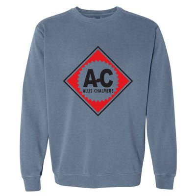 Funny Vintage Allis Chalmers Ac Logo Garment-Dyed Sweatshirt