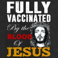 Fully Vaccinated By The Blood Of Jesus Adult Drive Performance Visor
