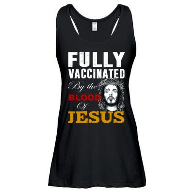 Fully Vaccinated By The Blood Of Jesus Ladies Essential Flowy Tank