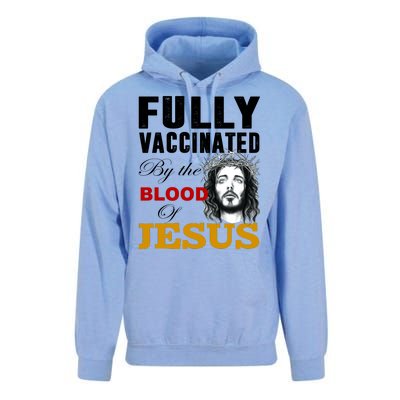 Fully Vaccinated By The Blood Of Jesus Unisex Surf Hoodie