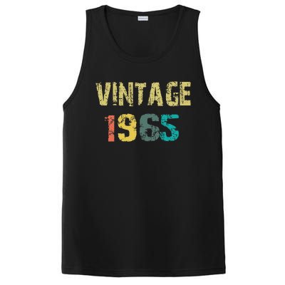 Funny Vintage Born In 1965 Retro 54th Birthday Gifts PosiCharge Competitor Tank