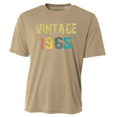 Funny Vintage Born In 1965 Retro 54th Birthday Gifts Cooling Performance Crew T-Shirt