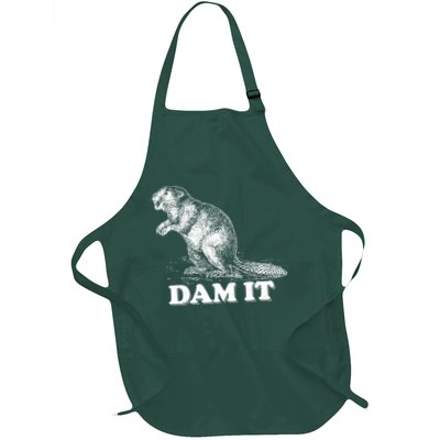 Funny Vintage Beaver Dam It Apron