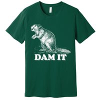 Funny Vintage Beaver Dam It Premium T-Shirt