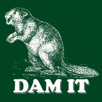Funny Vintage Beaver Dam It Premium T-Shirt