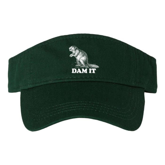 Funny Vintage Beaver Dam It Visor
