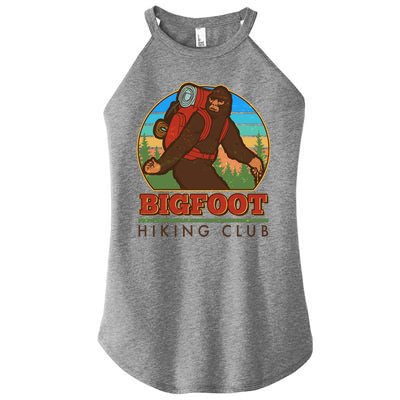 Funny Vintage Bigfoot Hiking Club Women's Perfect Tri Rocker Tank