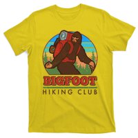 Funny Vintage Bigfoot Hiking Club T-Shirt