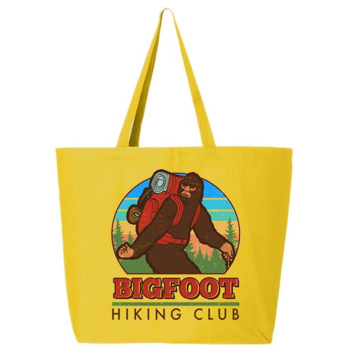 Funny Vintage Bigfoot Hiking Club 25L Jumbo Tote