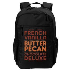 French Vanilla Butter Pecan Chocolate Deluxe Daily Commute Backpack