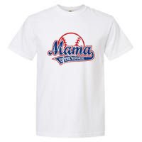 Funny Vintage Baseball Mama of the Rookie Garment-Dyed Heavyweight T-Shirt