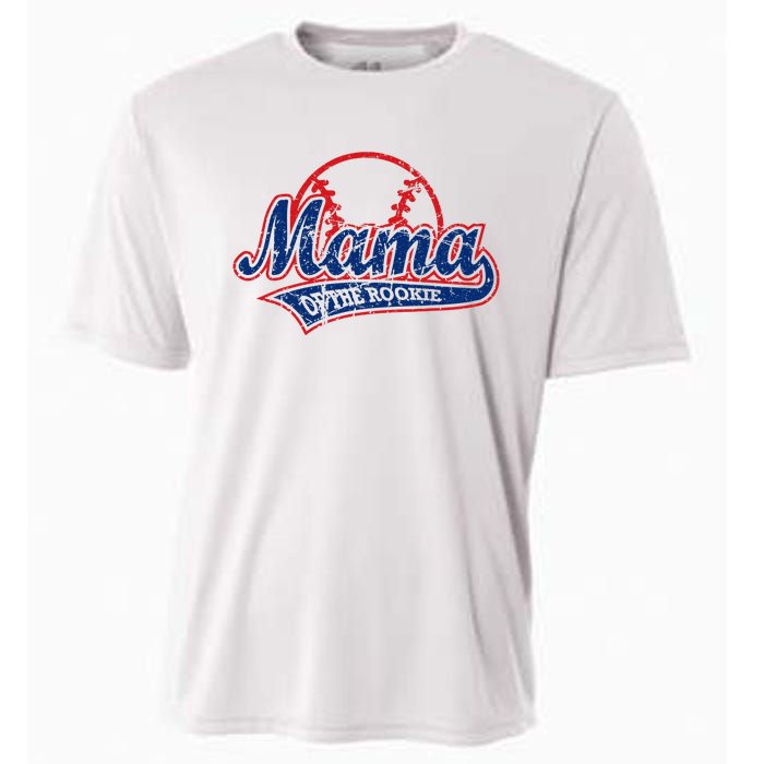 Funny Vintage Baseball Mama of the Rookie Cooling Performance Crew T-Shirt