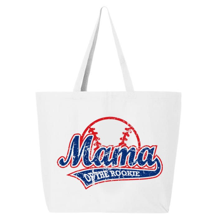 Funny Vintage Baseball Mama of the Rookie 25L Jumbo Tote