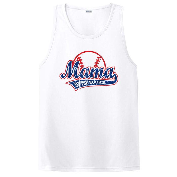 Funny Vintage Baseball Mama of the Rookie PosiCharge Competitor Tank