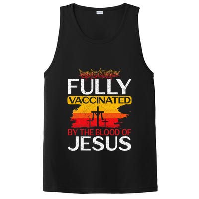 Fully Vaccinated By The Blood Of Jesus Gift For A For Jesus PosiCharge Competitor Tank