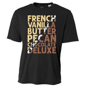 French Vanilla Butter Pecan Chocolate Deluxe Cooling Performance Crew T-Shirt