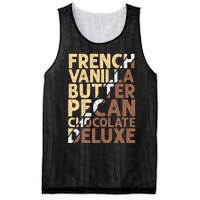 French Vanilla Butter Pecan Chocolate Deluxe Mesh Reversible Basketball Jersey Tank