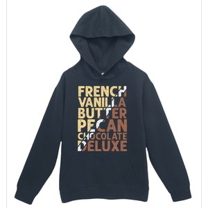 French Vanilla Butter Pecan Chocolate Deluxe Urban Pullover Hoodie