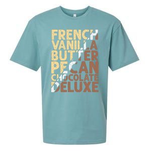 French Vanilla Butter Pecan Chocolate Deluxe Sueded Cloud Jersey T-Shirt