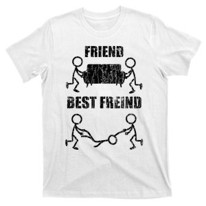 Friend Vs Best Friend Funny BFF Bestie T-Shirt