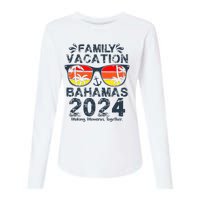 Family Vacation Bahamas 2024 Matching Group Summer 2024 Womens Cotton Relaxed Long Sleeve T-Shirt