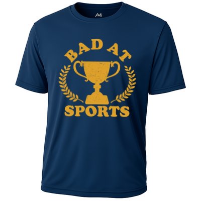 Funny Vintage Bad At Sports Trophy Award Performance Shirt