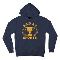 Funny Vintage Bad At Sports Trophy Award Hoodie