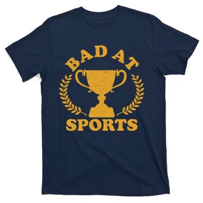 Funny Vintage Bad At Sports Trophy Award T-Shirt