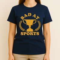 Funny Vintage Bad At Sports Trophy Award T-Shirt