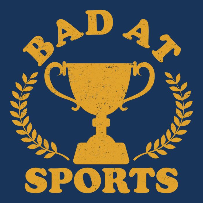 Funny Vintage Bad At Sports Trophy Award T-Shirt