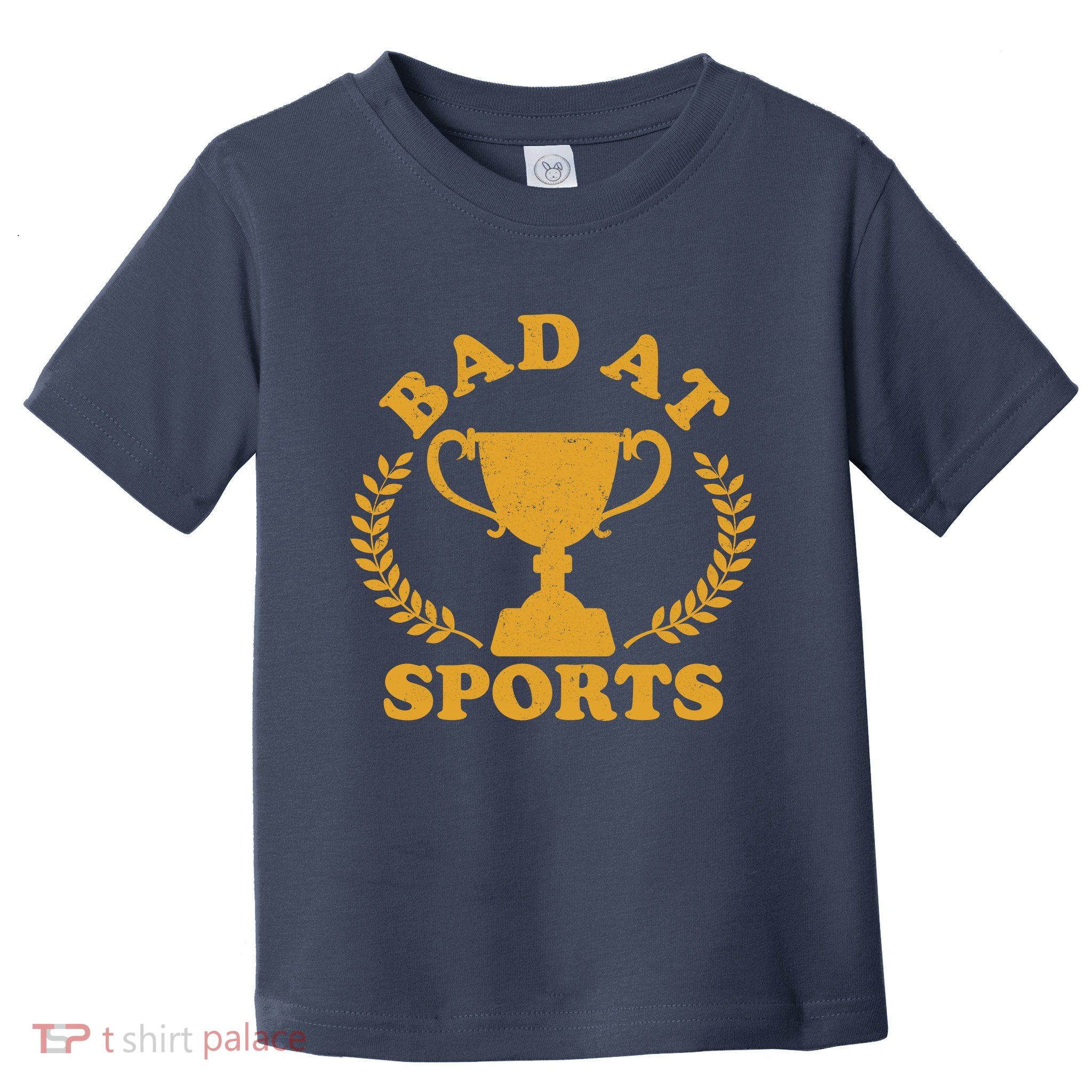 Funny Vintage Bad At Sports Trophy Award Toddler T-Shirt