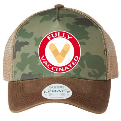Fully Vaccinated Brandade Funny Pandemic Legacy Tie Dye Trucker Hat