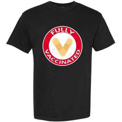 Fully Vaccinated Brandade Funny Pandemic Garment-Dyed Heavyweight T-Shirt