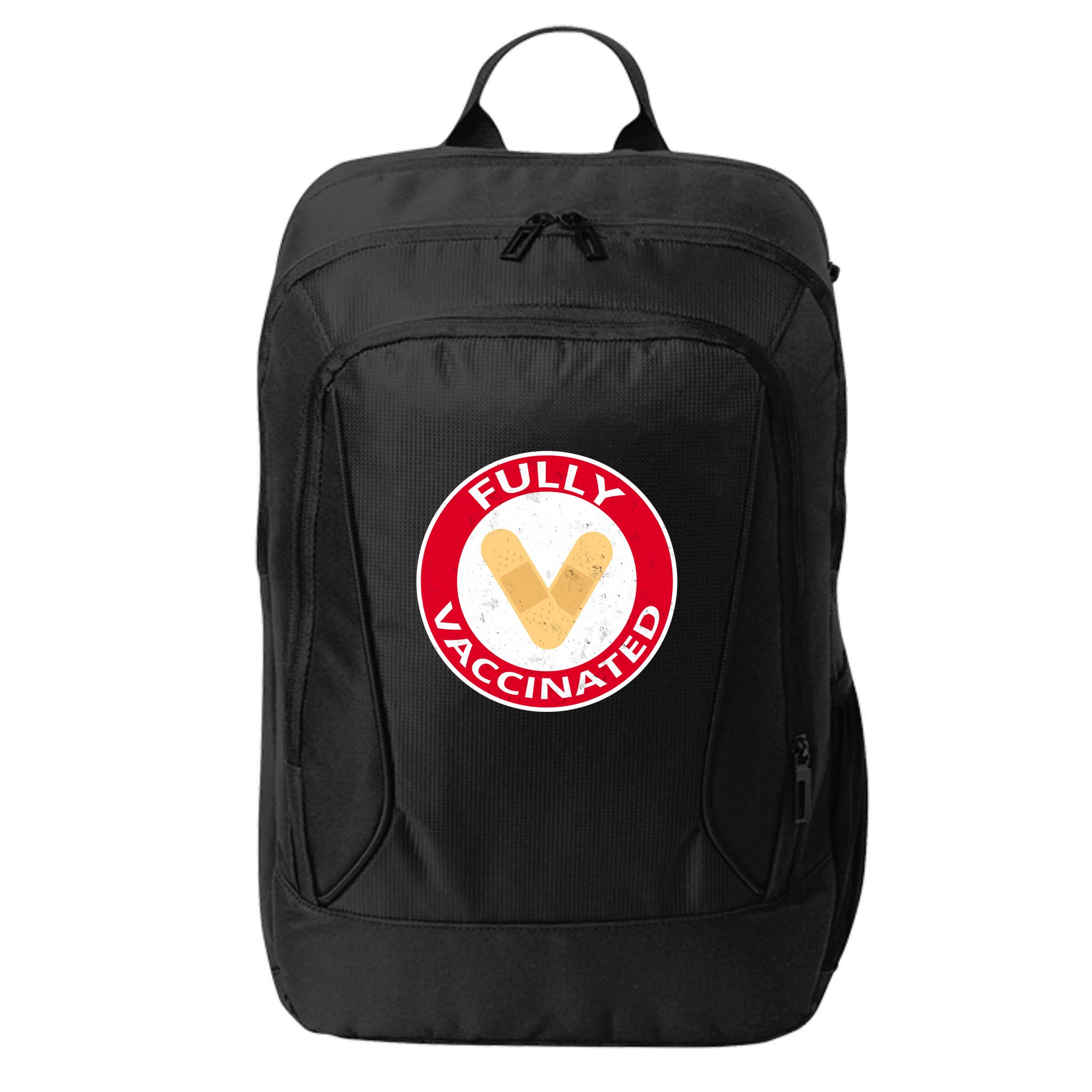 Fully Vaccinated Brandade Funny Pandemic City Backpack