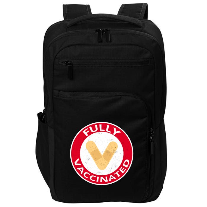 Fully Vaccinated Brandade Funny Pandemic Impact Tech Backpack