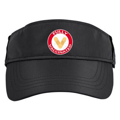 Fully Vaccinated Brandade Funny Pandemic Adult Drive Performance Visor