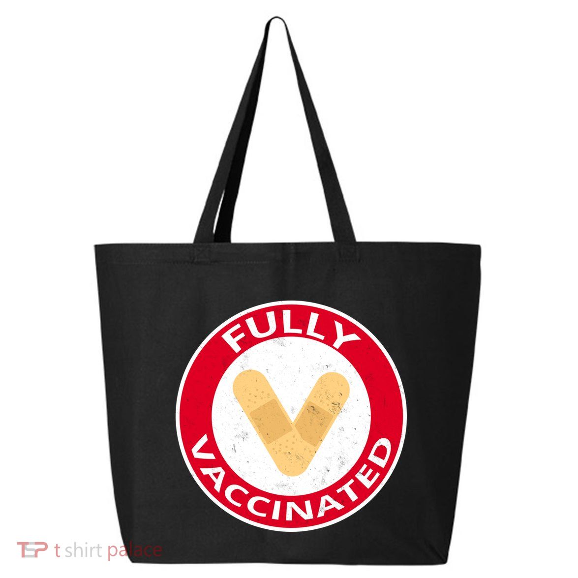 Fully Vaccinated Brandade Funny Pandemic 25L Jumbo Tote