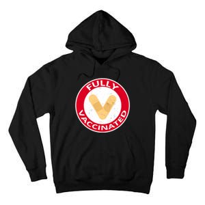 Fully Vaccinated Brandade Funny Pandemic Tall Hoodie