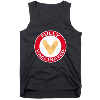 Fully Vaccinated Brandade Funny Pandemic Tank Top