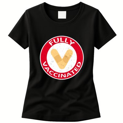 Fully Vaccinated Brandade Funny Pandemic Womens T-Shirt