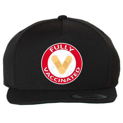 Fully Vaccinated Brandade Funny Pandemic Wool Snapback Cap