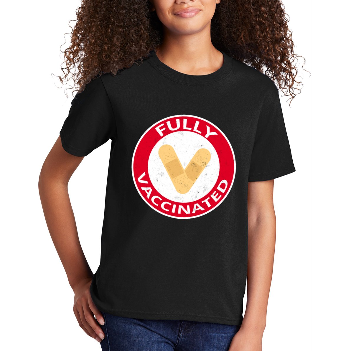 Fully Vaccinated Brandade Funny Pandemic Kids T-Shirt