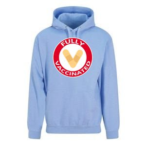 Fully Vaccinated Brandade Funny Pandemic Unisex Surf Hoodie